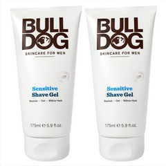 불독스킨케어 센시티브 쉐이브 젤 175ml 2팩 Bulldog Sensitive Shave Gel, 2개