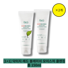 [본사 정품][1+1] 닥터지 레드 블레미쉬 모이스처 클렌징 폼 150ml, 1개