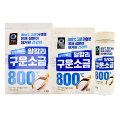 조은마켓 신안섬보배!! 천일염 구운소금!! 청정원 신안 명품 소금 조미료 요리 조리, 500g, 3개