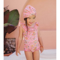 [루이스미샤] 23SS 키즈 원피스 수영복 BATHING SUIT ANDREA GBC-S23-B0367