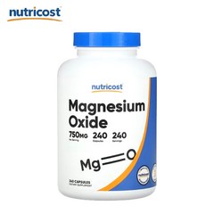 뉴트리코스트 마그네슘 옥사이드 750mg 캡슐 글루텐 프리, 240정, 1개