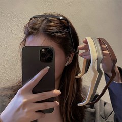 [4개1세트] 워더미 틱톡사각 선글라스 머리띠 여성용 스퀘어 헤어밴드 F578