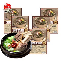 이조푸드 대왕 갈비탕 700g (뼈 2대) 업소용 왕 갈비탕 식당 소갈비탕 맛집 한끼식사, 5개