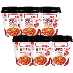 요뽀끼 화끈하게매운 떡볶이, 120g, 6개