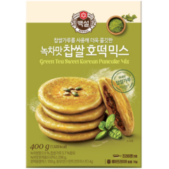 (상온)백설 녹차맛 찹쌀호떡믹스400gx3개, 400g, 3개