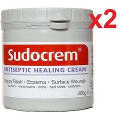[영국발송] 2팩 수도 크림 기저귀 크림 400g Sudocrem Antiseptic Healing Cream, 2개