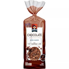 [미국직배송]퀘이커 라이스 케이크 100% 통곡물 글루텐프리 [맛선택] Quaker Rice Cakes Whole Grain, 초콜렛, 205g, 1개