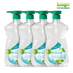 은나노스텝 시즌3 주방세제 1100ml x 4 (사과향), 은나노스텝 주방세제 1100ml x4 (사과향) 시즌3, 4개