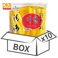 도깨비마켓 [DKB] 이엔 압축단무지 박스 (1.kg x 10ea), 1박스, 1kg