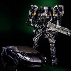 트랜스포머 다크 이블 락다운 록다운 람보르기니 변신 로봇 영화 무비 피규어 LP700 KBB MODEL Transformers Black Evil LockDown, 다크 락다운, 단일사이즈