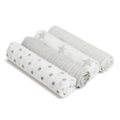 Aden + anais Essentials 여아 및 남아용 모슬린 포대기 담요 속싸개를 위한 신생아 목욕 담요 100% 면 아기 포대기 랩 4팩 블러싱 버니, Dusty, Dusty