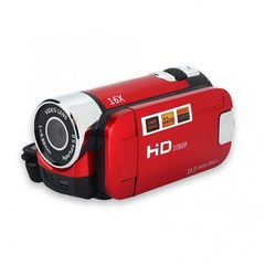 빈티지 캠코더 720p 야간 촬영 줌 방수 카메라, 8g 메모리 추가, 레드-영국 플러그