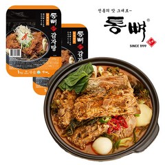 통뼈감자탕 [통뼈감자탕 담백한맛] 부산 20년 전통의 맛 그대로 감자탕 4팩 (4KG), 4kg, 8팩