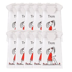 [TRON] 트론 유아 휴대용 변기 - 10개 세트 캠핑 장거리 어린이 일회용 간편 종이변기 커버 시트