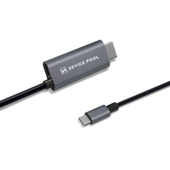 디바이스풀 USB Type-C to HDMI 고속충전 미러링 케이블, 1개, 2m