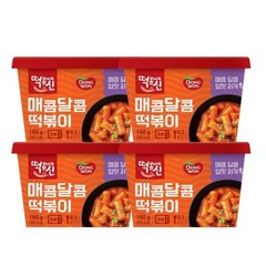 동원 떡볶이의신 매콤달콤 컵떡볶이 160g 즉석식품, 4개