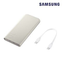 초고속 충전 보조배터리 25W PD C타입 10000mAh 대용량 2포트, EB-P3400XUKGKR, 베이지