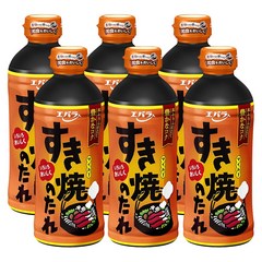 Ebara 에바라 스키야키소스 스끼야끼소스 마일드 Sukiyaki Sauce Mild 500mL 6개