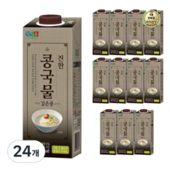 라이브잇 정식품 진한 콩국물 검은콩, 950ml, 24개