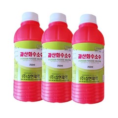 삼현 과산화수소수 35% 250mlx3개 소독제 상처소독 소독세척, 3개, 250ml