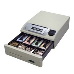 범일금고 디지털 다이얼 슬라이딩금고 카운터용 캐시박스 돈통, ND-350(연회색,1단,디지털)