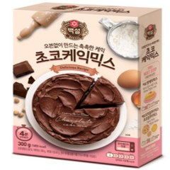 CJ 초코케익믹스, 300g, 2개