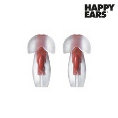 해피이어스 스웨덴 귀마개 이어플러그( 색상 레드 사이즈 S ), S(레드), 1팩