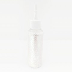 승룡산업 레인보우-흰색 반짝이가루, 100ml, 1개