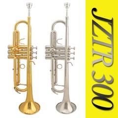 JAZZOR JZTR300 트럼펫 악기 입문 시험 전문가 세컨용, 골드