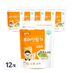 퓨어잇 핑거 길쭉한 청포도스틱, 청포도, 30g, 12개