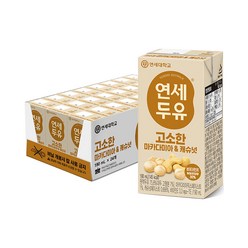 연세두유 고소한 마카다미아 & 캐슈넛 두유, 24개, 190ml