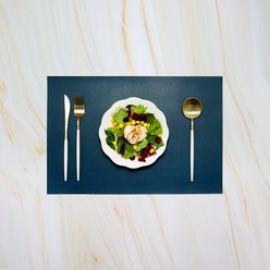 Itar 파스텔톤 방수 식탁매트 테이블 2p, 홀리그린, 45 x 30 cm