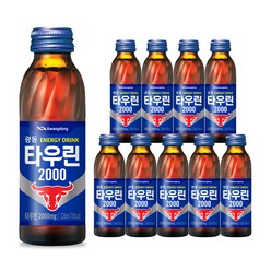 광동제약 타우린 2000 에너지음료, 120ml, 10개