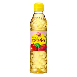 오뚜기 저산도4.5 사과식초, 500ml, 1개