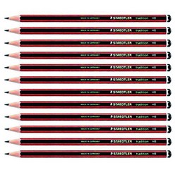 스테들러 트레디션 110 전문가용 연필 HB, 혼합 색상, 12개