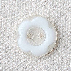 동화상가몰 꽃단추6 11.5mm, 화이트, 15개입