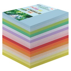 종이문화 색상지 에코카드 205g 15색 혼합 색상 A6, 400매