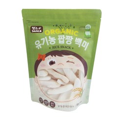 맘스스낵 유기농 팝짱 백미, 백미맛, 30g, 1개