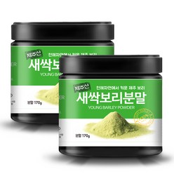 올바른습관 제주 새싹보리 분말, 2개, 170g