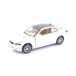 레프리카 1:24 BMW M3 쿠페 자동차 다이캐스트 MTX733477WH, 화이트