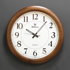키다리시계 원목 월넛 저소음 벽시계 WD500 50cm kyos029, 혼합색상