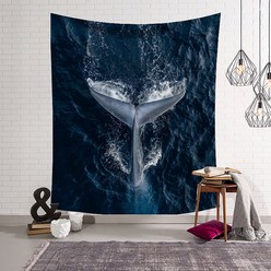 특대형 패브릭 포스터, 고래