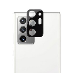케이스산다 3D ROUND 9H 풀커버 강화유리 휴대폰 카메라 렌즈 보호필름 블랙, 2개