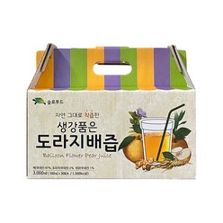 슬로푸드 생강품은 도라지 배즙 30p, 3L, 1개