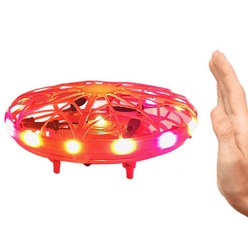 하늘은 나는 레인보우 플라잉볼 UFO 드론 LED 2세대, 오렌지
