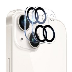 스페이스쉴드 빛번짐 방지 프리미엄 휴대폰 카메라 렌즈 액정보호필름 2p 세트, 1세트