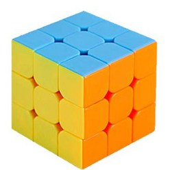 퍼즐갤러리 신나게 잘도는 IQ 개발 파스텔 3X3큐브, 혼합색상