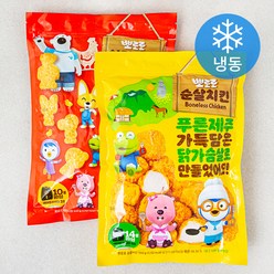 뽀로로 치킨너겟 500g + 뽀로로 순살치킨 500g 세트 (냉동), 1세트