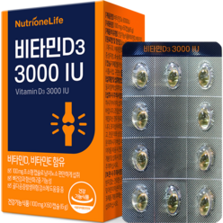 뉴트리원 비타민D3 3000 IU 6g, 60정, 1개