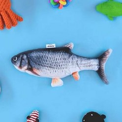 페트리스 반려동물 움직이는 물고기 파닥파닥 장난감 29 x 13 cm, 파랑색, 1개